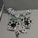 1set Dalmatian Dog Costume Ears and Tail for Halloween Parties Comfortable Cloth Accessories for Cosplay and Birthday Celebrations Fun Outfit for Animal-themed Events