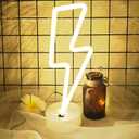 Neon Sign - Cute Room Decor, USB/Battery Powered LED Lights for Bedroom, Gift for Teen Girls with Holder (Warm White)