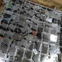 Shimmer Wall Backdrop Black Square Sequin Wall Panel Backdrop Decor for Wedding, Anniversary, Birthday, Party, 36 Panels