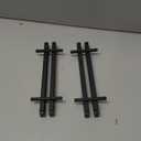 AceOrbit 2 Pcs Metal Display Stand Tile Display Stand for Art Panels Picture Photos Plaques and Warm Glass Art Creations Collectibles Ceramic Tiles Office Trade Show Office, or Gallery