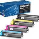 TN229XL Toner Cartridges Replacement for TN229 229XL DR229CL Compatible with Brother MFC-L3780CDW MFC-L3765CDW HL-L3280CDW HL-L3220CDW MFC-L3720CDW HL-L3295CDW (Pack of 4)