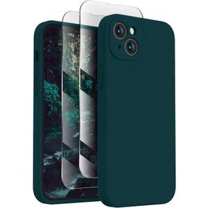 FireNova Designed for iPhone 13 Case, Silicone Upgraded [Camera Protection] Phone Case, Soft Anti-Scratch Microfiber Lining Inside, 6.1 inch, Teal