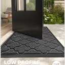 Color&Geometry Large Outdoor Door Mat 32x48, Grey- Dirt Trapping, Anti Slip, Low Profile, Easy Clean, Rubber Backing Doormat, Outside Floor Matts and Rugs for House Entrance/Entryway/Entry