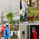 24 Pcs Small Carabiner,1.97 inch Small Spring Snap Hook, Carabiner Clips for Outdoor Camping, Swing, Hammock, Hiking, Fishing, Quick Link Keychain,for Bird Feeders or Dog Leash.M5