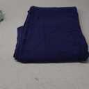 Beatrice Home Fashions GOTS Certified 100% Organic Cotton Medium Weight Blanket, Soft and Cozy Blanket for Bed, Sofa, Couch, Chair, Twin, Navy