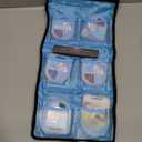 6pcs Round Full Color Lens Filter Set Red Orange Yellow Green Blue Purple+ 6 Pockets Filter Pouch+3 Lens Cleaning Tool (55mm)