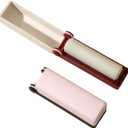 Set of 2 Reusable Lint Rollers  Portable Washable Pet Hair Remover,Reusable Lint Rollers are Easy to Carry,for Clothes and Office Use (White With Pink)