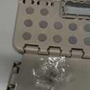 Non-Slip Folding Step Stool, Sturdy Safe Enough - Holds up to 300 Lb - 11 inch Footstool for Adults or Kids, Folding Ladder Storage/Opens Easy, for Kitchen,Toilet,Camping (Light Tan, 11'')