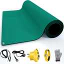 ESD Rubber Mat, Anti Static Mat for PC Building Electronic Device Repair Solder Assembly Work, W/H Grounding Kit
