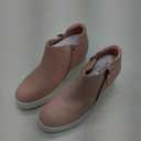 DREAM PAIRS Women’s Platform Wedge Sneakers Ankle Booties, Size: 8, Pink