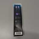 Philips Sonicare C3 Two-in-One - Genuine Replacement Electric Toothbrush Heads, Black, 4 Pack One Year Supply, HX9044/95