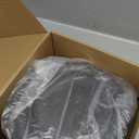 PATIKIL 6 Inch Round Ceiling Diffuser, 2pcs Metal Adjustable Wall Air Vent Diffuser Vent Duct Cover Exhaust Supply for Kitchen Bathroom Garage, Black