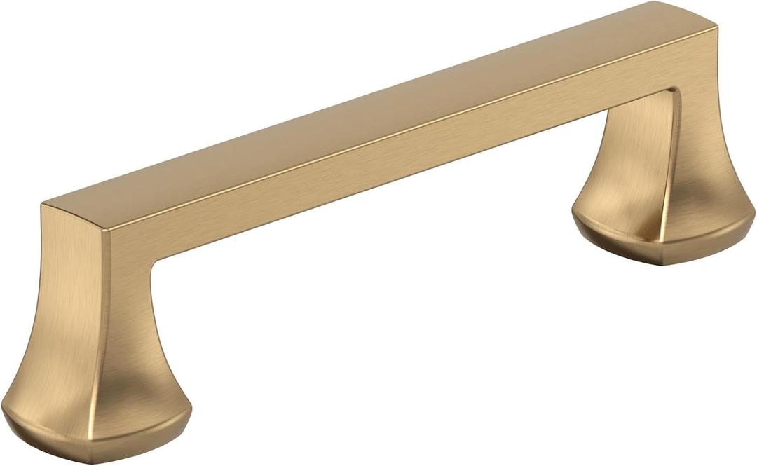 Amerock Hybridize 3-3/4 inch (96mm) Center-to-Center Champagne Bronze Cabinet Pull - 10 Pack