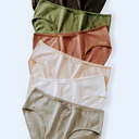 Cotton Underwear for Women Stretch Bikini Hipster Panties Breathable Low Rise V-Wasited Moisture Wicking Briefs 6 Pack