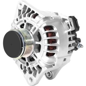 110A Alternator L4 1.6L Replacement for Kia Soul 2012-2016, Forte Koup 2014-2016, Forte5 2015-2016, Rio 2014-2017, for Hyundai Veloster 2013-2017, Replace 373002B760RU, 37300-2B760, 11609