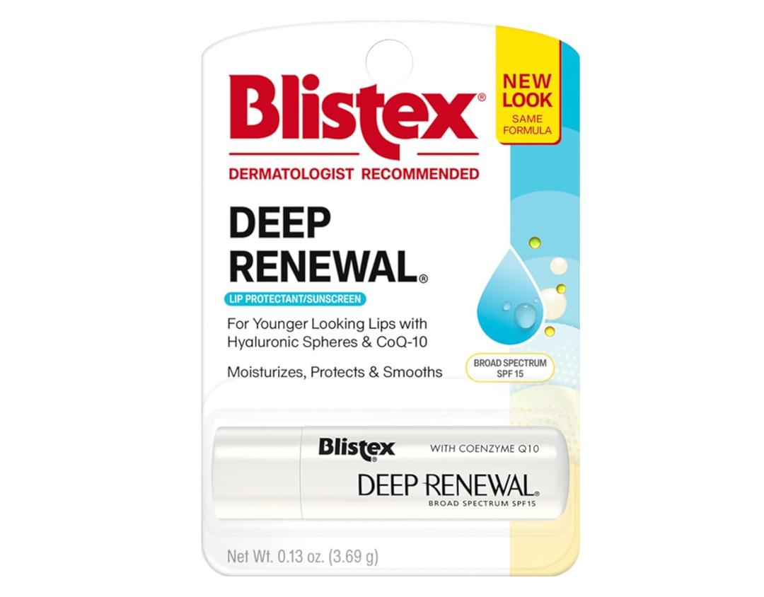 Blistex Deep Renewal Anti-Aging Formula, 0.13 Ounce (Pack of 12)