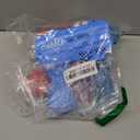 2 Pack Kids Bubble Gun, Durable Light Up Bubble Machine Gun with 4 Bottles Refill Solution, Bubble Guns for Toddlers, Wedding, Easter, Party Favor, Halloween Toys, Outdoor Toys (Blue and Red)