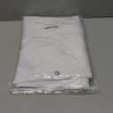 Biscaynebay Fabric Extra Long Shower Curtain Liners, White 72" Width by 108" Length, Water Resistant Bathroom Curtains, Rust Resistant Grommets Top Weighted Bottom Machine Washable