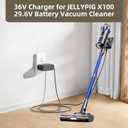 36V Charger Compatible with JELLYPIG X100 & MOHOMO Nova V5 29.6V Battery Cordless Vacuum Cleaners Power Adapter