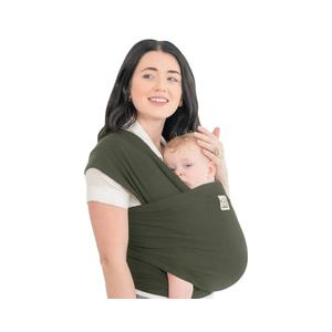 KeaBabies Baby Wrap Carrier - All in 1 Original Baby Carrier Newborn to Toddler Sling, Easy to Wear, Hands Free Bonding, Lightweight, Breathable Infant Wraps (Forest)