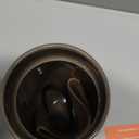 Bosmarlin Ceramic Travel Coffee Cup with Lid, 21 oz, Portable Coffee Mug for Car Cup Holder, Microwave and Dishwasher Safe, Reactive Glaze (Grey) (Gray)