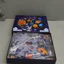 TALGIC Puzzles for Kids Ages 4-6 with Solar System Planets, 70 Piece Round Large Kids Floor Puzzles for Ages 3 4 5 6 7 8, Educational Toy Gift Jigsaw Puzzles for 5 Year Old Boys Girls