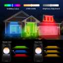 Linkable LED Wall Washer Light Bar, 180W RGBCW Color Changing, APP& Remote, 40" 180W RGB+Tunable White