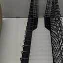 WALMANN 2 Pack Garage Wall Shelf, 23.5" x 12" Wall Mounted Storage Shelves for Garage, Closet, Laundry Room, Heavy Duty Wall Shelving, Holds Up to 65 lbs(Black)