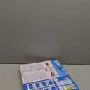 Melissa & Doug Take-Along Double-Sided Wooden Tabletop Activity Art Easel; Portable Travel Toy with Whiteboard, Chalkboard, Arts and Crafts Accessories - FSC Certified