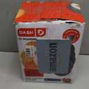 DASH Multimaker with 7 Removable Plates: Waffle Iron & Griddle + 3 Themed Plates - Santa Pumpkin Snowman - Mini Waffle for Halloween and Christmas Holidays - for Kids and Families (Red)