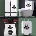 2PCS German Shepherd Dog Sticker 5.51"x4.72" Vinyl Car Waterproof Decal for Car Bumper, Notebook, Guitar, A Gift for Pet Lovers |#B0138