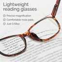 CCVOO Reading Glasses for Women, Eye glasses, Blue Light Readers for Women, Cheaters,

+1.75