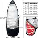 UP SURF Surfboard bag, Daylight Bags for Fun and short boards, Size 54,58,60",6'4",6'8" Surfboard cover for Storage and Transport Surfboard
