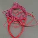 COCIDE 36Pcs Cat Ears Headbands Plastic Taylor Party Decorations Kitty Headbands for Girls Gabby Party Favors Birthday Supplies for Women Halloween Hair Accessories Hair Hoops Costume