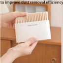 Small Broom and Dustpan Set, Portable Hand Whisk Broom Brush, Mini Hanging Trash Can,Soft Bristle Household Brooms with Dust Pan Combo Set for Cleaning Desktops,Draewr,Sofa,Keyboard - 1 Set (Gray)