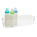 Okuna Outpost Clear Plastic Freezer Organizers, Breastmilk Storage Containers (14.5 x 4 x 3.75 In, 2 Pack) - Fridge Organizer
