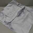 Grey White Marble Shower Curtain Set with 12 Hooks, Abstract Modern Luxury Gray White Marble Shower Curtains for Bathroom, Waterproof Fabric, 72" W X 72" L