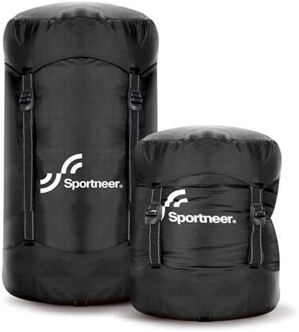 Sportneer Compression Sack,40L Sleeping Bag Stuff Sack, Tear-Resistant Ultralight Sleeping Bag Compression Sack-Space Saving Gear for Camping Hiking Travel