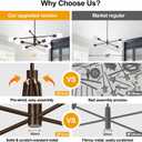 10.9"-52.3" Height Adjustable Modern Chandelier Ceiling Light Fixture, 8-Light Sputnik Chandeliers Brown and Gold Mid Century Chandelier Over Table, Chandeliers for Dining Room (Bulbs Not Included)
