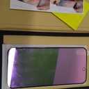 2 Pack Anti-Blue Privacy Tempered Glass for iPhone 15 Plus/iPhone 16 Plus 6.7 inch Mirror Anti-Spy Screen Protector Film Electroplated Gradient Colorful
