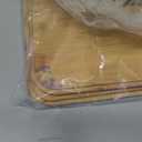 Ohmlove 2 Packs Storage Bins with Bamboo Lids - Plastic Storage Containers with Lids Stackable Storage Box：Storages Baskets for Organizing Desktop Closet Playroom Classroom Office,White