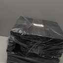 Storage Bins with Lids, Collapsible Linen Fabric Boxes Organizer Containers with Lid Foldable Storage Box Basket for Closet, Shelves, Home, Office, 12 x 12 x 12.4 Inch, 4 Pack, Black