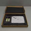 Hand Towel Holder Stand, Matte Black Hand Towel Rack for Bathroom, T-Shape Towel Holder Stainless Steel for Kitchen Vanity Countertop, Marble Base Adjustable 9.06"-17.68"