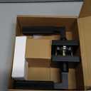 Amerdeco 1 Pack Privacy Door Handles, Matte Black Interior, Knurled Lever, Heavy Duty for Bedroom and Bathroom, Reversible Keyless for Right & Left Side AM0021