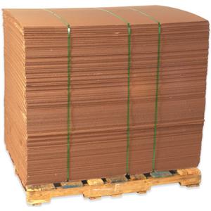 Aviditi Corrugated Cardboard Sheets, 48" x 60", Kraft Brown, For Packing, Mailing, and Protecting Products From Forklift Damage, 5 Sheets
