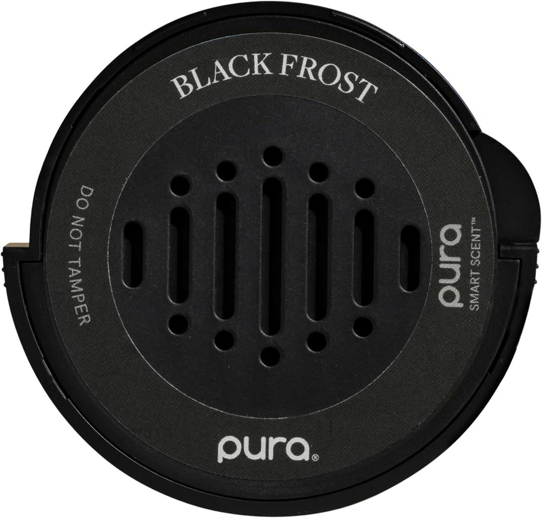 Pura Car Scent Refill - Fragrance for Pura Car Diffuser - Clean & Safe Luxury Diffuser Scent - Long-Lasting Fragrance for 30 Days - Black Frost