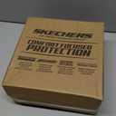 Skechers Men's Memory Foam Neck Pillow, Comfortable & Breathable Travel Pillow,Neck Pillow Airplane for Travel, Car Rides, Home, and Office Use, Ergonomic Design for Men and Women,Black