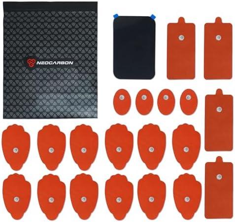 NEOCARBON Reusable Electrode Pads for TENS Unit, 20 Replacement Premium Pads