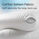 Niagara Sleep Solution 8 Pack Queen Pillow Protectors, 20 x 30, White, 50% Cotton