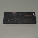 MZOO Luxury Sleep Eye Mask for Side Sleeper Men Women, Zero Eye Pressure 3D Sleeping Mask, Light Blocking Patented Design Night Blindfold, Soft Eye Shade Cover for Travel, Black